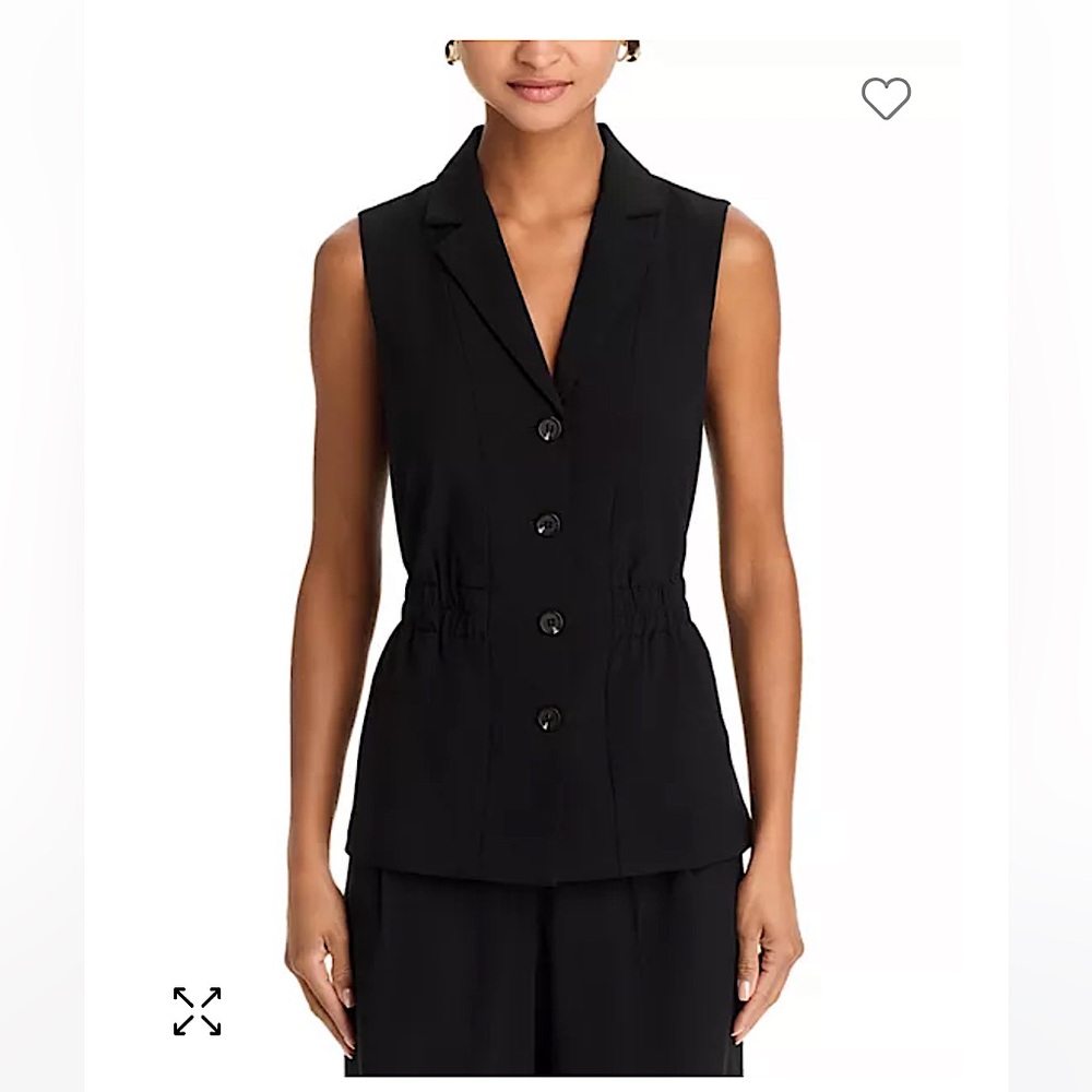 ⭐️ BRAND NEW - NEVER WORN ⭐️

AQUA Back Elastic Button Down Vest (color: black)
